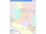 Goldsboro <br /> Wall Map <br /> Color Cast Style 2024 Map