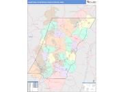 Johnstown <br /> Wall Map <br /> Color Cast Style 2024 Map