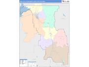 Pocatello <br /> Wall Map <br /> Color Cast Style 2024 Map