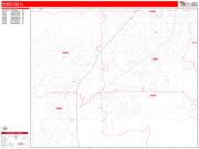 Homestead <br /> Wall Map <br /> Zip Code <br /> Red Line Style 2024 Map