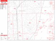 North Miami <br /> Wall Map <br /> Zip Code <br /> Red Line Style 2024 Map