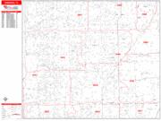 Tamarac <br /> Wall Map <br /> Zip Code <br /> Red Line Style 2024 Map