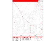 Maple Grove <br /> Wall Map <br /> Zip Code <br /> Red Line Style 2024 Map