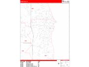 Sheboygan <br /> Wall Map <br /> Zip Code <br /> Red Line Style 2024 Map