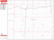 West Allis <br /> Wall Map <br /> Zip Code <br /> Red Line Style 2024 Map