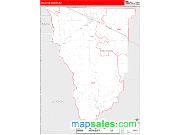 Seminole County, GA <br /> Wall Map <br /> Zip Code <br /> Red Line Style 2024 Map