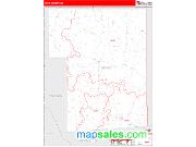 Smith County, MS <br /> Wall Map <br /> Zip Code <br /> Red Line Style 2024 Map