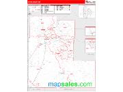 Otero County, NM <br /> Wall Map <br /> Zip Code <br /> Red Line Style 2024 Map
