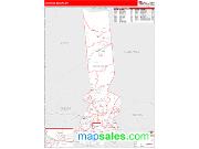 Herkimer County, NY <br /> Wall Map <br /> Zip Code <br /> Red Line Style 2024 Map