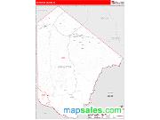 Brewster County, TX <br /> Wall Map <br /> Zip Code <br /> Red Line Style 2024 Map