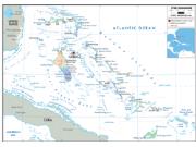 Bahamas <br /> Political <br /> Wall Map Map