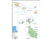 Cape Verde <br /> Political <br /> Wall Map Map