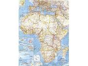 Africa 1960 <br /> Wall Map Map