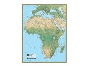 Africa <br /> Physical <br /> Wall Map Map