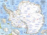 Antarctica 1963 <br /> Wall Map Map