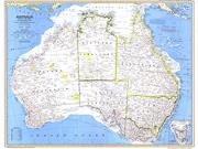 Australia 1979 <br /> Wall Map Map