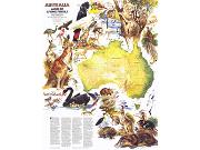 Australia 1979 <br /> Wall Map Part B Map