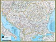The Balkans <br /> Wall Map Map