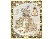 British Isles 1949 <br /> Wall Map Map