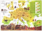 Celtic Europe 1977 <br /> Wall Map Map