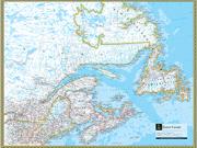 Eastern Canada <br /> Wall Map Map