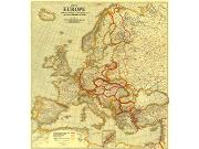 Europe 1921 <br /> Wall Map Map