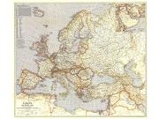 Europe 1940 <br /> Wall Map Map