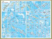 Islands of the Pacific <br /> Wall Map Map
