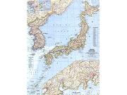 Japan and Korea 1960 <br /> Wall Map Map