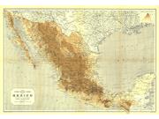 Mexico 1911 <br /> Wall Map Map
