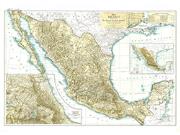 Mexico 1916 <br /> Wall Map Map