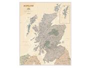 Scotland Executive <br /> Wall Map Map