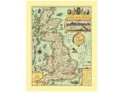 Shakespeares Britain <br /> Wall Map Map