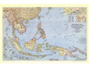 Southeast Asia 1944 <br /> Wall Map Map