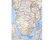 Southern Africa 1962 <br /> Wall Map Map