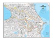 The Caucasus <br /> Wall Map Map
