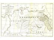 Venezuela 1896 <br /> Wall Map Map