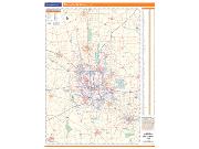 Columbus, OH Vicinity <br /> Wall Map Map