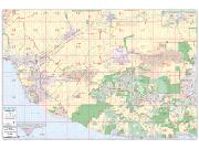 Ventura County, CA <br /> Wall Map Map
