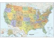 Classic USA <br /> Wall Map Map