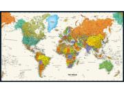Contemporary World Wall Map