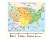USA Territorial Growth <br /> Wall Map Map