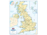 United Kingdom <br /> Wall Map Map