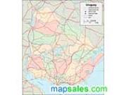 Uruguay <br /> Wall Map Map