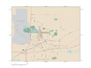 Cheyenne Metro Area <br /> Wall Map Map