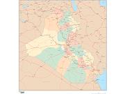 Iraq <br /> Wall Map Map