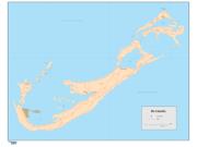 Bermuda <br /> Wall Map Map
