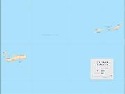 Cayman Islands <br /> Wall Map Map