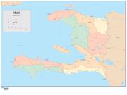Haiti <br /> Wall Map Map