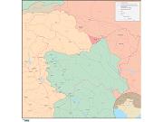 Kashmir <br /> Wall Map Map